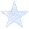 Estrella 3D con 50 LED frío 55 x 53.5 x 10 cm Acrílico 3