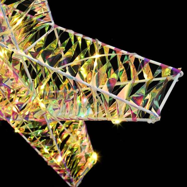 Estrella 3D con 50 LED cálido 55 x 52.5 x 9 cm PET M 5