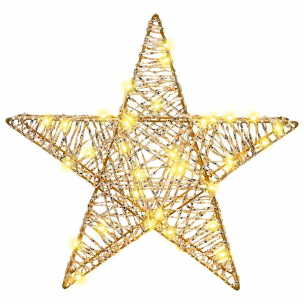 Estrella 3D con 50 LED cálido 55 x 52.5 x 9 cm PET M 3