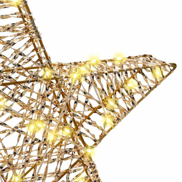 Estrella 3D con 50 LED cálido 55 x 52.5 x 9 cm PET M 4