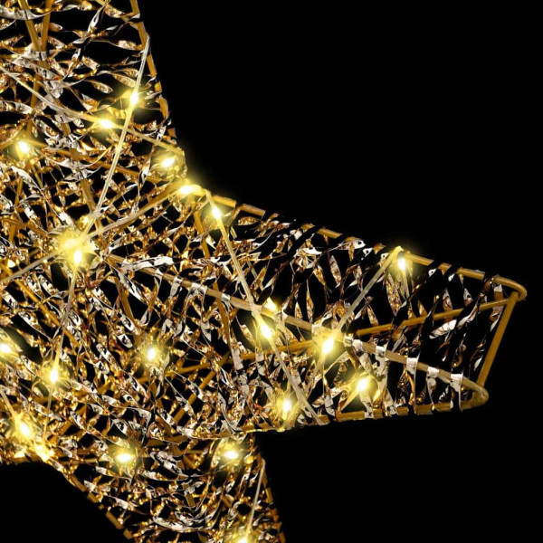 Estrella 3D con 50 LED cálido 55 x 52.5 x 9 cm PET M 5