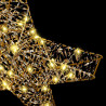 Estrella 3D con 50 LED cálido 55 x 52.5 x 9 cm PET 5