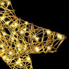 Estrella 3D con 50 LED cálido 55 x 52.5 x 9 cm Ratán 5
