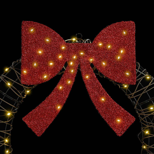 Corona con 60 LED cálido 75 cm Ratán M 3