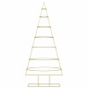 Árbol de Navidad de metal con soporte Dorado 180 cm 5