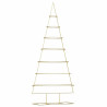 Árbol de Navidad de metal con soporte Dorado 210 cm 2