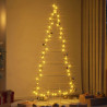 Árbol de Navidad de metal con soporte Dorado 210 cm 4