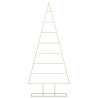 Árbol de Navidad de metal con soporte Dorado 180 cm 5