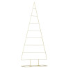Árbol de Navidad de metal con soporte Dorado 210 cm 2
