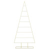 Árbol de Navidad de metal con soporte Dorado 210 cm 5