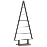 Árbol de Navidad de metal con soporte Negro 90 cm Acero 2