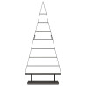 Árbol de Navidad de metal con soporte Negro 125 cm Acero 5