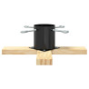 Soporte para Árbol de Navidad 1.73 Negro 50 x 50 x 16 cm 5
