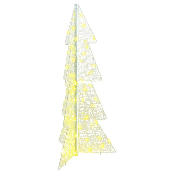 Árbol de Navidad con 100 LED Cálido 120 cm Acrílico D