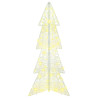 Árbol de Navidad con 100 LED Cálido 120 cm Acrílico 2