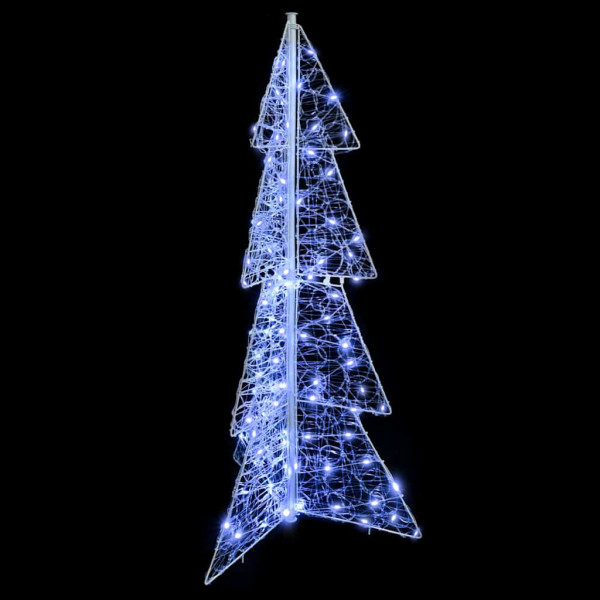Árbol de Navidad con 100 LED Frío 120 cm Acrílico M 3