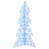 Árbol de Navidad con 100 LED Azul 120 cm Acrílico 2