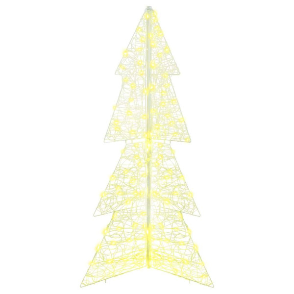 Árbol de Navidad con 160 LED Cálido 150 cm Acrílico M 2