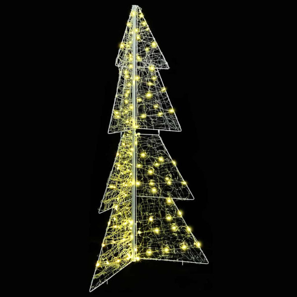 Árbol de Navidad con 160 LED Cálido 150 cm Acrílico M 3