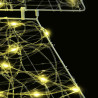 Árbol de Navidad con 160 LED Cálido 150 cm Acrílico 5