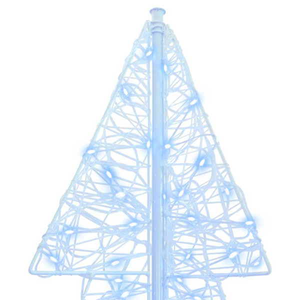Árbol de Navidad con 160 LED Frío 150 cm Acrílico M 4