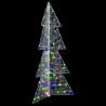 Árbol de Navidad con 160 LED Multicolor 150 cm Acrílico 3