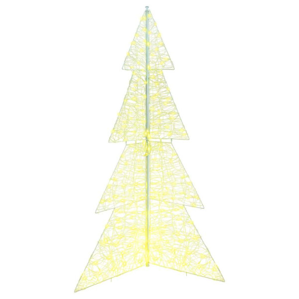 Árbol de Navidad con 240 LED Cálido 180 cm Acrílico M 2