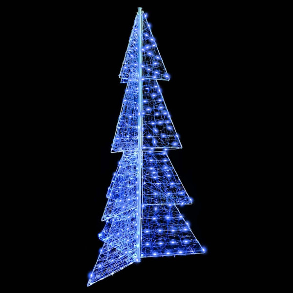 Árbol de Navidad con 240 LED Azul 180 cm Acrílico M 3