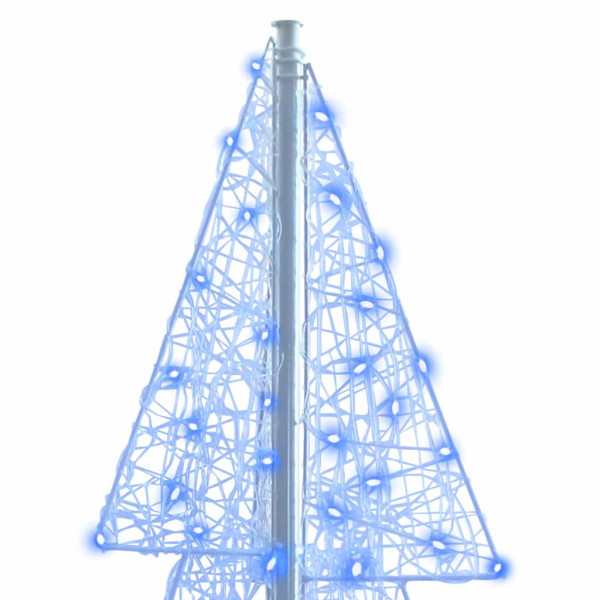 Árbol de Navidad con 240 LED Azul 180 cm Acrílico M 4