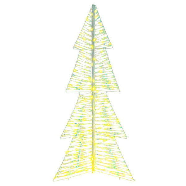 Árbol de Navidad con 160 LED Cálido 150 cm PET M 2