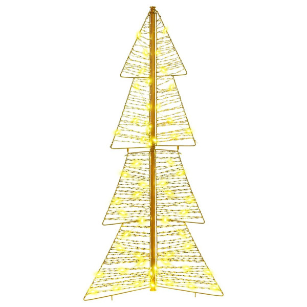Árbol de Navidad con 100 LED Cálido 120 cm PET M 2
