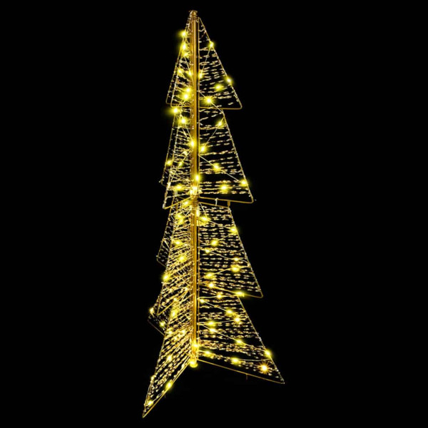 Árbol de Navidad con 100 LED Cálido 120 cm PET M 3