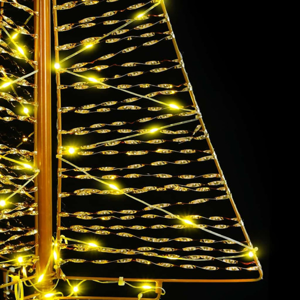 Árbol de Navidad con 100 LED Cálido 120 cm PET M 5