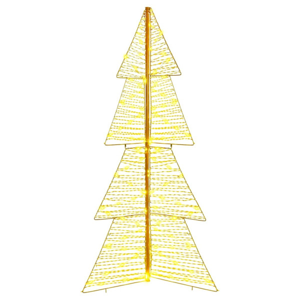 Árbol de Navidad con 160 LED Cálido 150 cm PET M 2