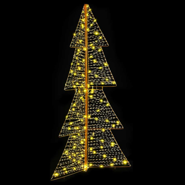 Árbol de Navidad con 160 LED Cálido 150 cm PET M 3