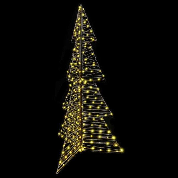 Árbol de Navidad con 240 LED Cálido 180 cm Ratán M 3