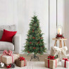 Árbol de Navidad artificial con ramas articuladas Verde 120 cm 1
