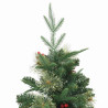 Árbol de Navidad artificial con ramas articuladas Verde 120 cm 4