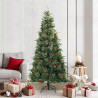 Árbol de Navidad artificial con ramas articuladas Verde 210 cm 1