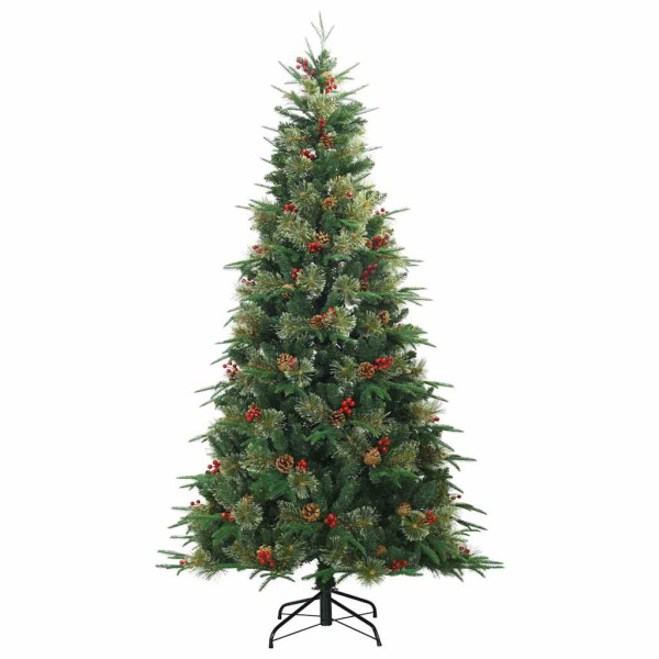 Árbol de Navidad artificial con ramas articuladas Verde 210 cm M 3