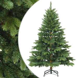 Árbol de Navidad artificial con ramas articuladas Verde 150 cm H