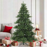 Árbol de Navidad artificial con ramas articuladas Verde 180 cm 1