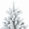 Árbol de Navidad Artificial Moderno Plegable con Nieve y Escarcha 4