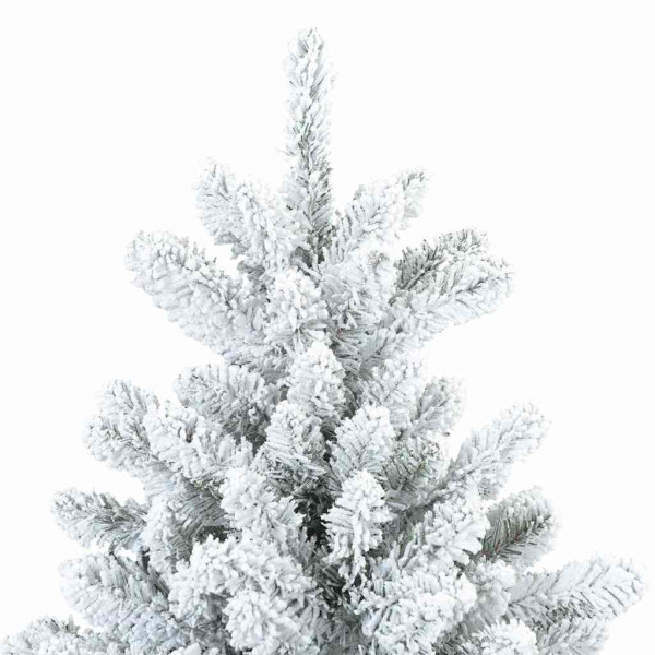 Árbol de Navidad Artificial Moderno Plegable con Nieve y Escarcha M 4