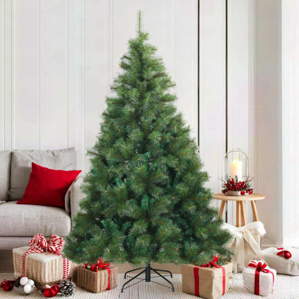 Árbol de Navidad artificial con ramas articuladas Verde 180 cm D