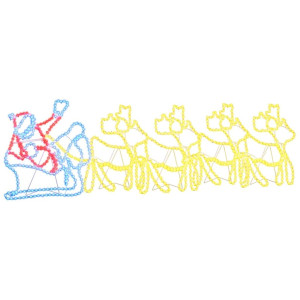 Decoración Navideña LED Multicolor 69 x 79 cm PVC H