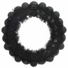 Coronas de Bolas de Navidad 2 pcs Negro 33 x 33 x 7 cm 5
