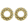 Coronas de Bolas de Navidad 2 pcs Dorado 33 x 33 x 7 cm 2