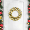 Coronas de Bolas de Navidad 2 pcs Dorado 33 x 33 x 7 cm 3