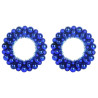 Coronas de Bolas de Navidad 2 pcs Azul 33 x 33 x 7 cm 2